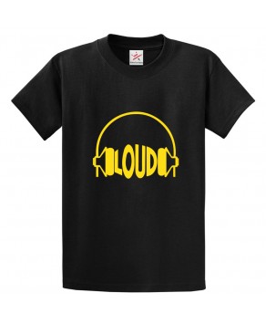 Loud Records Classic Unisex Kids and Adults T-Shirt for Music Fans